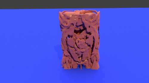 CT Scan - stl file processed - Abdomen and Pelvis muscles - embodi3D.com