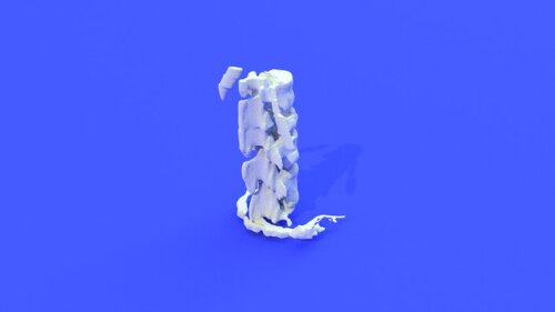 Test - stl file processed - Spine and Pelvis - embodi3D.com
